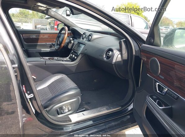 SAJWJ2GD4H8W04869 2017 JAGUAR XJ Black წინა სალონის ხედი