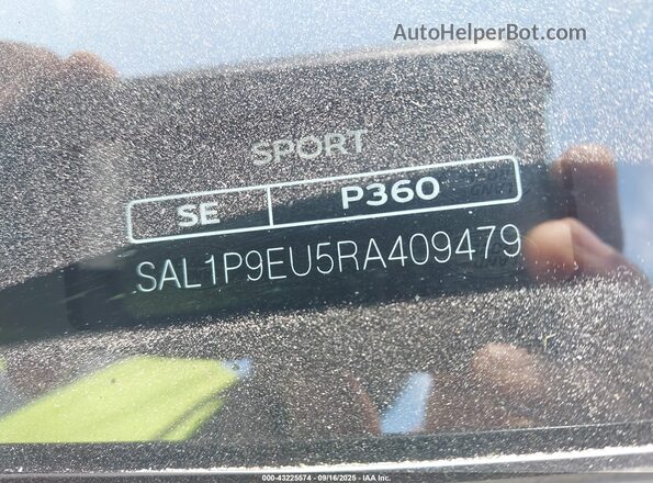 SAL1P9EU5RA409479 2024 LAND ROVER RANGE ROVER SPORT White Engine compartment view