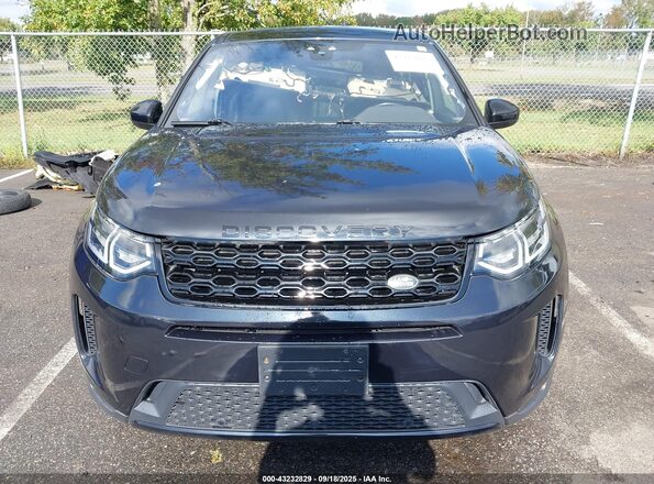 SALCJ2FX0LH879668 2020 LAND ROVER DISCOVERY SPORT Black Widok zestawu wskaźników