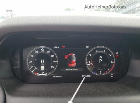 SALCJ2FX1LH833461 2020 LAND ROVER DISCOVERY White Սարքավորումների վահանակի տեսք