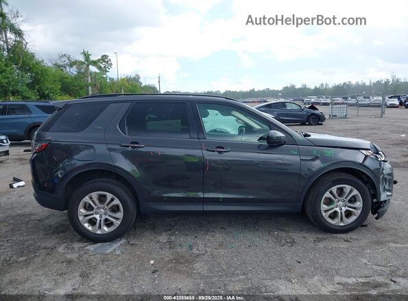 SALCJ2FX7LH845856 2020 LAND ROVER DISCOVERY SPORT Gray Widok wnętrza z tyłu
