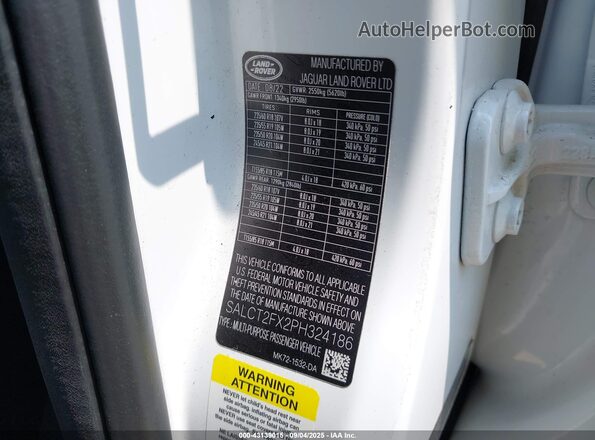SALCT2FX2PH324186 2023 LAND ROVER DISCOVERY SPORT Черный Вид подкапотного пространства
