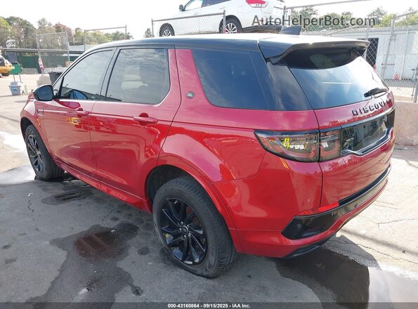 SALCT2FX9LH849661 2020 LAND ROVER DISCOVERY SPORT Red Задня ліва чверть
