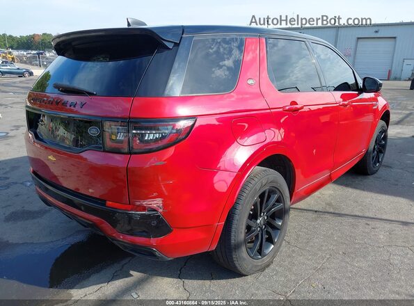 SALCT2FX9LH849661 2020 LAND ROVER DISCOVERY SPORT Red Задня права чверть