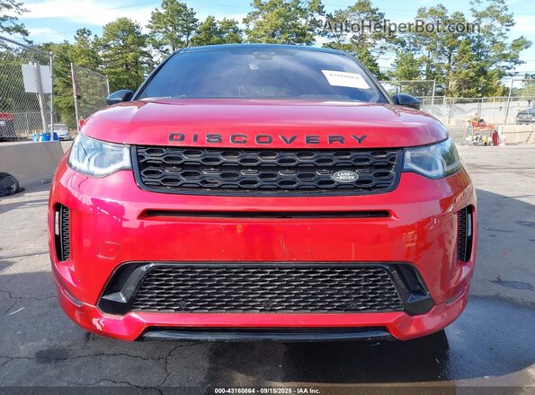 SALCT2FX9LH849661 2020 LAND ROVER DISCOVERY SPORT Red Вид панелі приладів