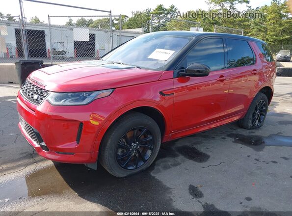 SALCT2FX9LH849661 2020 LAND ROVER DISCOVERY SPORT Red Передня ліва чверть