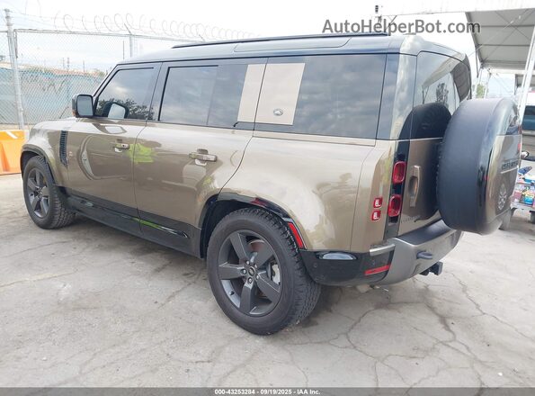 SALE27EU7P2149811 2023 LAND ROVER DEFENDER Коричневый Задняя левая четверть