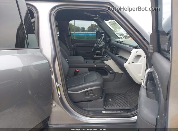 SALE2ERU8M2043202 2021 LAND ROVER DEFENDER Gray წინა სალონის ხედი