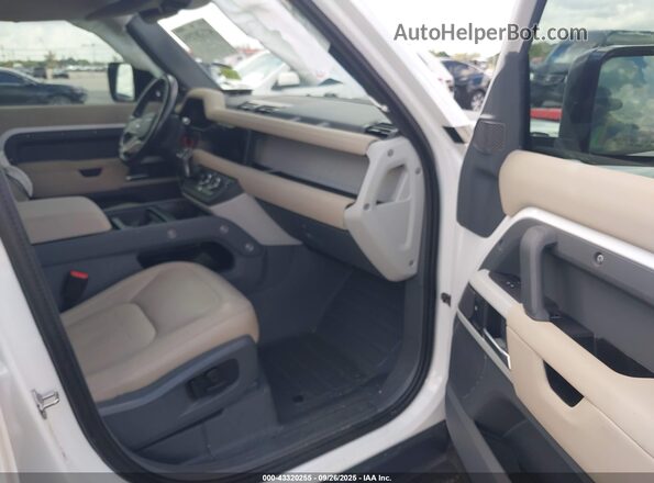 SALEP7RUXN2092304 2022 LAND ROVER DEFENDER White Widok wnętrza z przodu