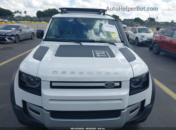 SALEP7RUXN2092304 2022 LAND ROVER DEFENDER White Widok wnętrza z tyłu