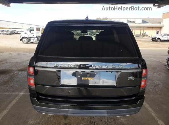 SALGR2RV5KA545776 2019 LAND ROVER RANGE Black უკანა ხედი