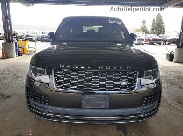 SALGR2RV5KA545776 2019 LAND ROVER RANGE Black წინა ხედი