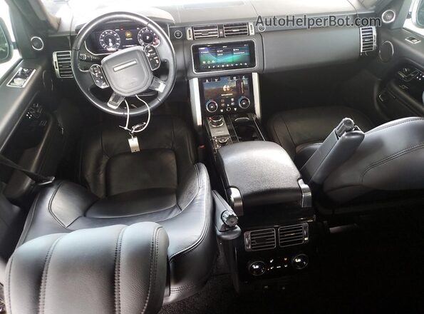 SALGR2RV5KA545776 2019 LAND ROVER RANGE Black წინა პანელის ხედი