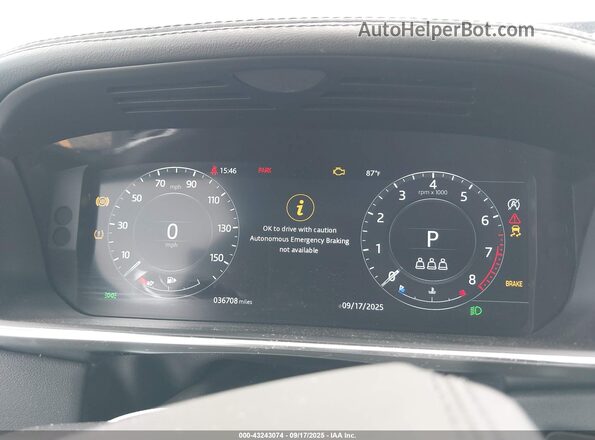 SALGR2SU0NA463055 2022 LAND ROVER RANGE ROVER Gray Widok tylnych siedzeń