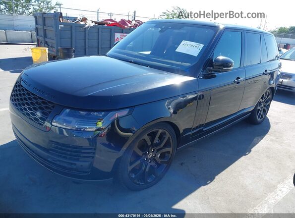 SALGR2SU3MA445065 2021 LAND ROVER RANGE ROVER Black Առջևի ձախ երեք քառորդ տեսարան