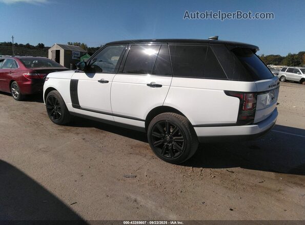 SALGS2FE1HA323575 2017 LAND ROVER RANGE ROVER White უკანა მარცხენა