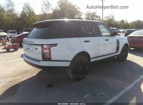 SALGS2FE1HA323575 2017 LAND ROVER RANGE ROVER White უკანა მარჯვენა