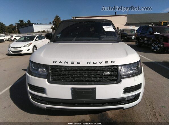 SALGS2FE1HA323575 2017 LAND ROVER RANGE ROVER White ხელსაწყოთა პანელის ხედი