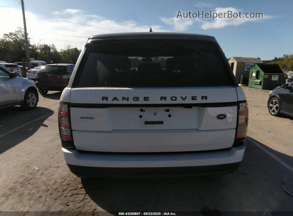 SALGS2FE1HA323575 2017 LAND ROVER RANGE ROVER White 