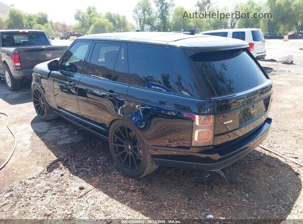 SALGS2RE9JA390944 2018 LAND ROVER RANGE ROVER Black Հետևի ձախ