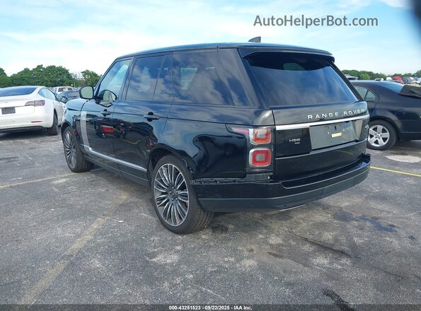 SALGS2RU3NA466848 2022 LAND ROVER RANGE ROVER Black Rear left