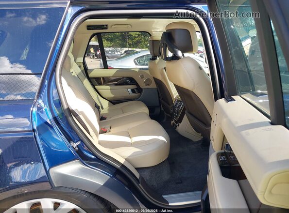 SALGS2RU4MA443920 2021 LAND ROVER RANGE ROVER Dark Blue VIN կոդի պիտակի տեսք