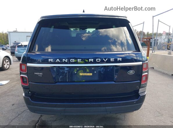 SALGS2RU4MA443920 2021 LAND ROVER RANGE ROVER Dark Blue 