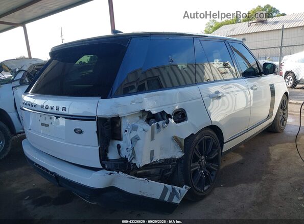 SALGS2RU8NA465193 2022 LAND ROVER RANGE ROVER White Rear right