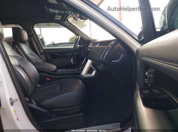 SALGS2RU8NA465193 2022 LAND ROVER RANGE ROVER White Front interior view