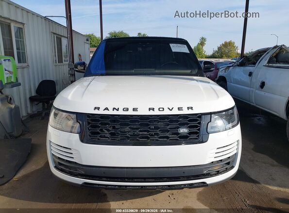 SALGS2RU8NA465193 2022 LAND ROVER RANGE ROVER White Rear interior view
