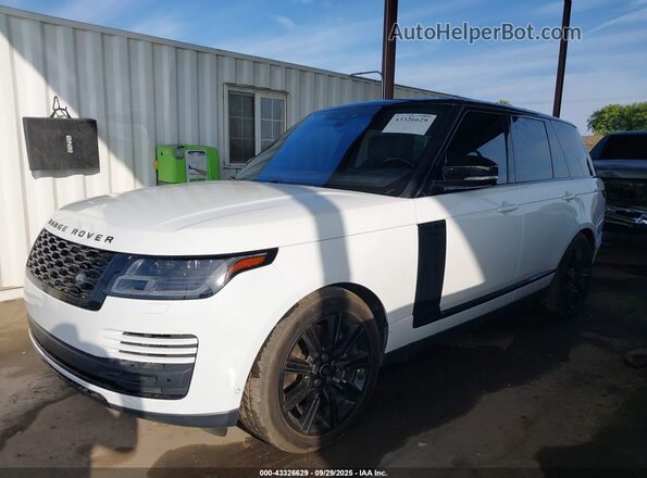 SALGS2RU8NA465193 2022 LAND ROVER RANGE ROVER White 