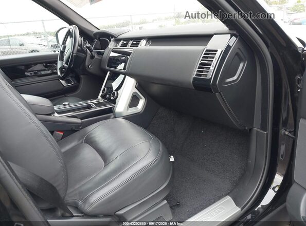 SALGS2RU9NA457393 2022 LAND ROVER RANGE ROVER Black Front interior view