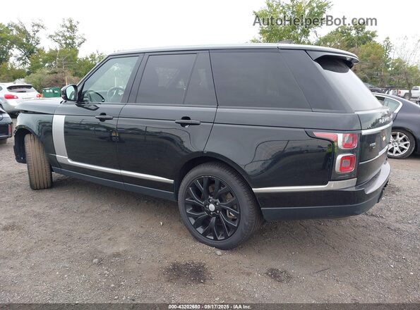 SALGS2RU9NA457393 2022 LAND ROVER RANGE ROVER Black Rear left