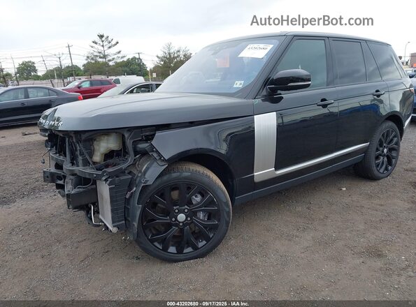 SALGS2RU9NA457393 2022 LAND ROVER RANGE ROVER Black Front left