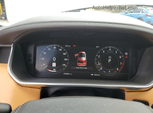 SALGS2SE0LA579575 2020 LAND ROVER RANGE White Սարքավորումների վահանակի տեսք