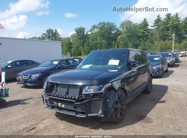 SALGS2SE5MA425901 2021 LAND ROVER RANGE ROVER Черный Передняя левая четверть