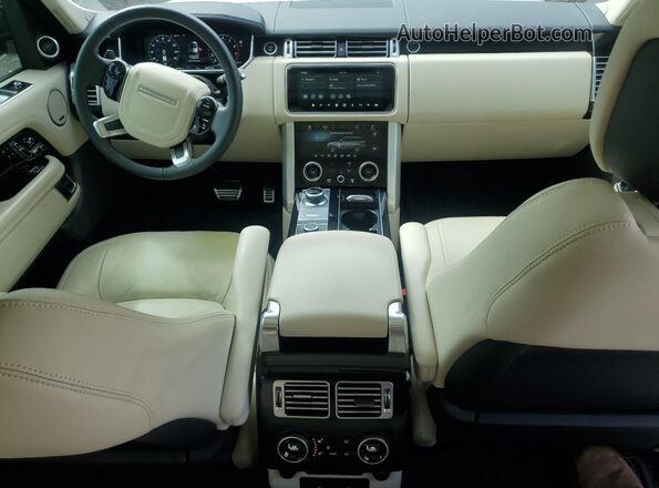 SALGS2SE6NA470136 2022 LAND ROVER RANGE Белый Вид панели приборов