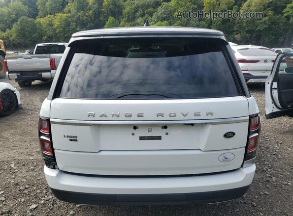 SALGS2SE6NA470136 2022 LAND ROVER RANGE Белый Вид сзади