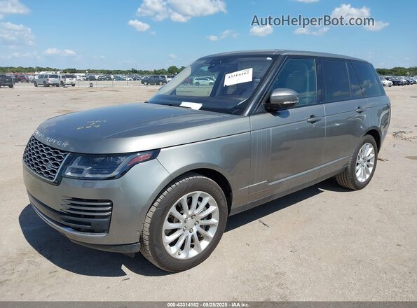 SALGS2SV9JA388010 2018 LAND ROVER RANGE ROVER Gray Vista tres cuartos delantera izquierda