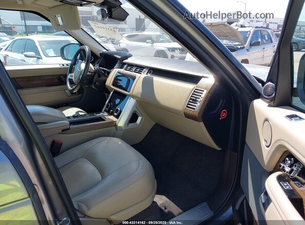 SALGS2SV9JA388010 2018 LAND ROVER RANGE ROVER Gray Vista interior delantera