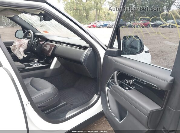 SALKP9FU8NA002835 2022 LAND ROVER NEW RANGE ROVER White Widok wnętrza z przodu