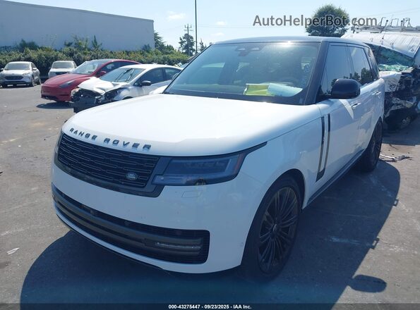 SALKP9FU8SA279318 2025 LAND ROVER RANGE ROVER White Vista tres cuartos delantera izquierda