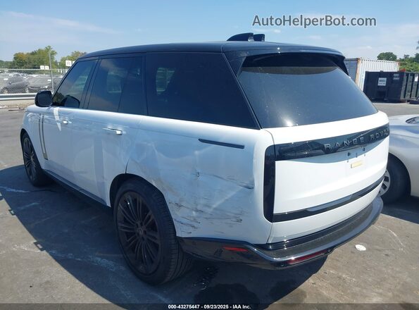 SALKP9FU8SA279318 2025 LAND ROVER RANGE ROVER White Trasero izquierdo