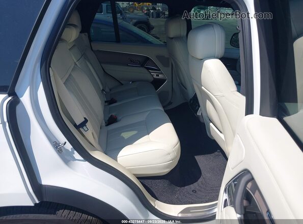 SALKP9FU8SA279318 2025 LAND ROVER RANGE ROVER White Vista de la etiqueta del VIN