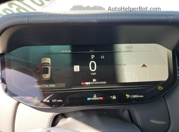 SALKPBFU8RA241556 2024 LAND ROVER RANGE Белый Вид щитка приборов