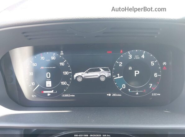 SALRT2RX3M2450092 2021 LAND ROVER DISCOVERY Gray Вид задніх сидінь