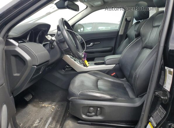 SALVP2BGXHH236930 2017 LAND ROVER RANGE Black წინა სალონის ხედი