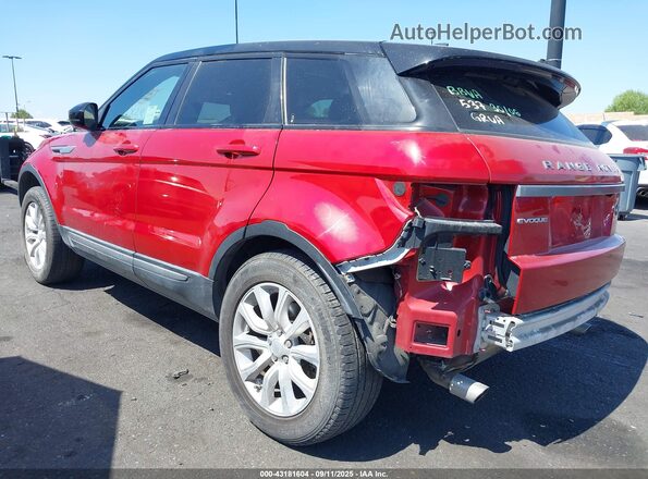 SALVP2RX2JH314760 2018 LAND ROVER RANGE ROVER EVOQUE Red Trasero izquierdo
