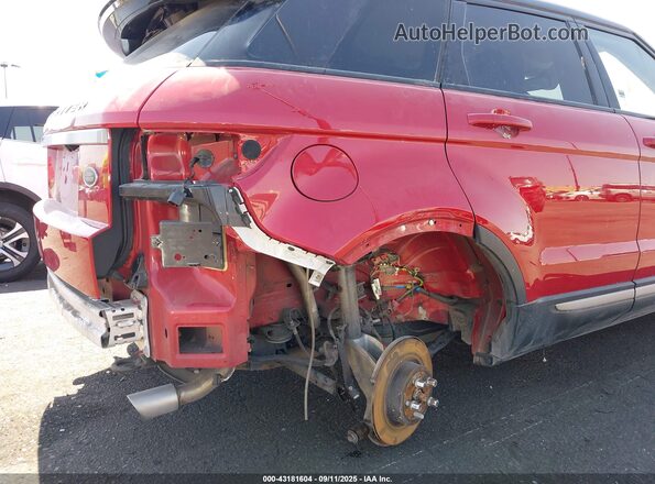 SALVP2RX2JH314760 2018 LAND ROVER RANGE ROVER EVOQUE Red Vista frontal
