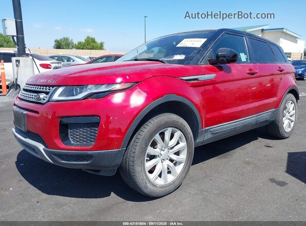 SALVP2RX2JH314760 2018 LAND ROVER RANGE ROVER EVOQUE Red Vista tres cuartos delantera izquierda